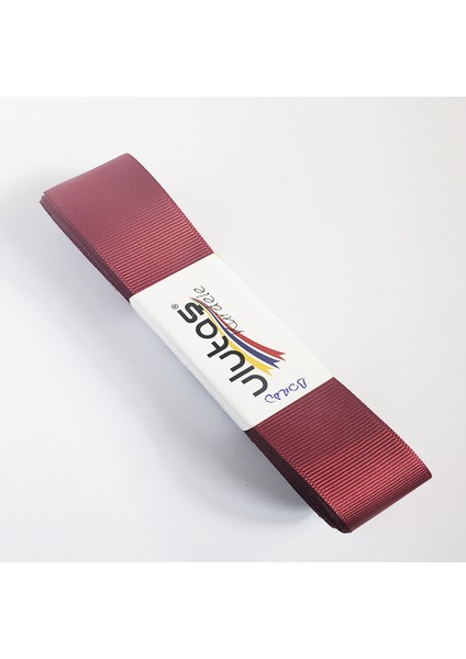 Grogren Kurdele 3 cm 10 Metre Bordo