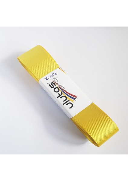 Grogren Kurdele 3 cm 10 Metre Koyu Sarı