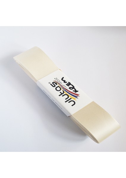 Grogren Kurdele 3 cm 10 Metre Krem
