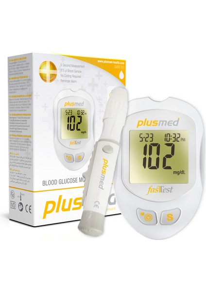 Fasttest Kan Şeker Ölçümü Cihazı-Pm-100-Oem