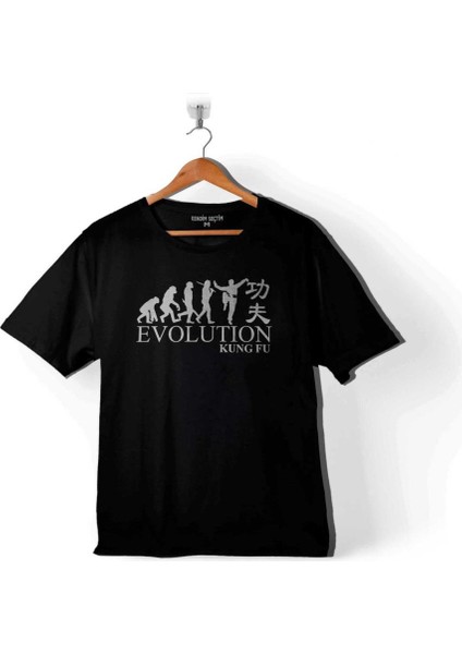 Evolution Human Evrim Kung Fu Kungfu Karate Çocuk Tişört