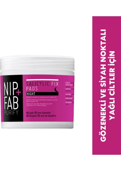 Nıp+Fab Salisilik Asit Extreme Pad 80ad