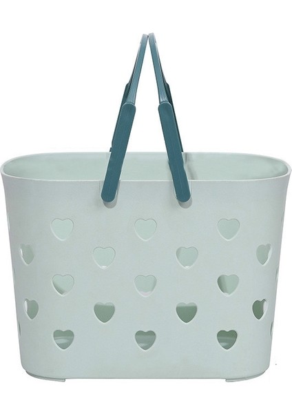 6 Adet Taşınabilir Banyo Banyo Sepeti Yıkama Sepet Tuvalet Depolama Sepeti (Yeşil) (Yurt Dışından)