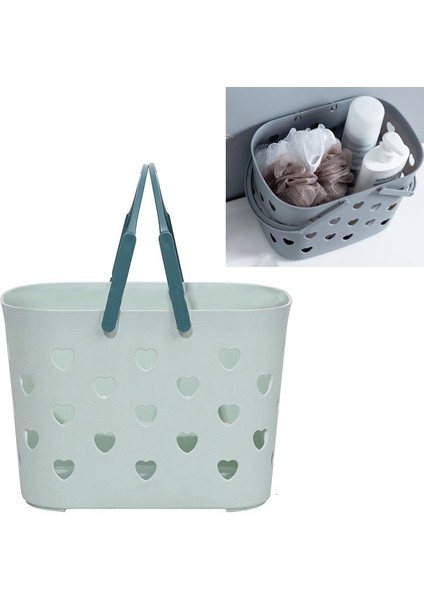 6 Adet Taşınabilir Banyo Banyo Sepeti Yıkama Sepet Tuvalet Depolama Sepeti (Yeşil) (Yurt Dışından) fırsatları