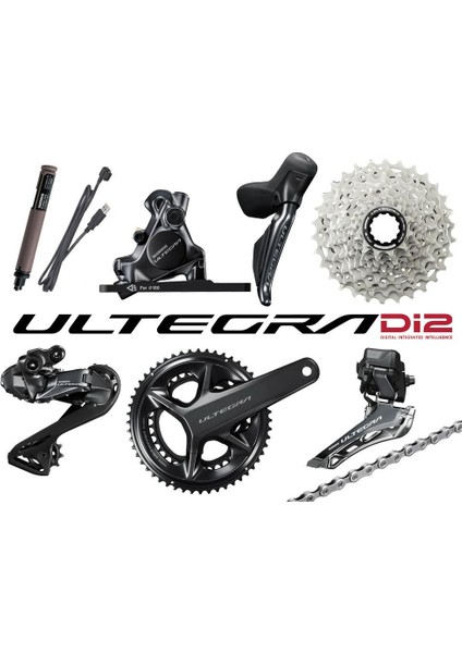 Ultegra R8170 Di2 Disk Fren Grupset 12 Vites (50/34T)