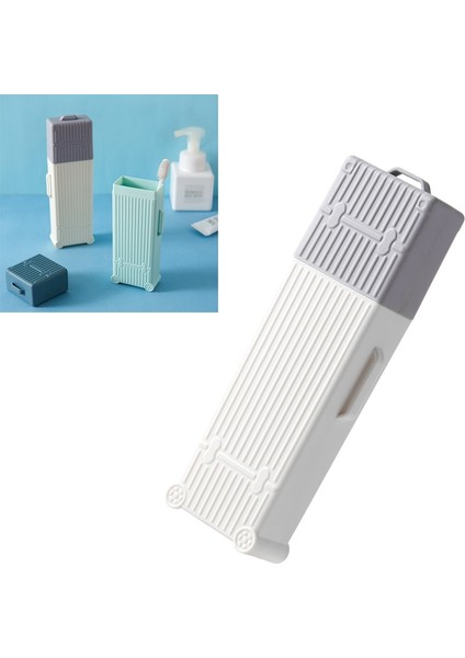 4 Pc Seyahat Yıkama Kupası Diş Fırçası Kutusu Taşınabilir Set (Gri Tonları) (Yurt Dışından) fırsatları