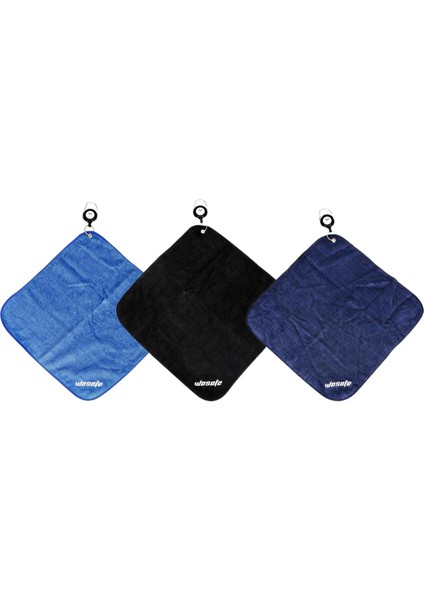 3pcs Golf Havlu ile Klips Silme Bez Spor Aksesuarları Ter-Emici(Yurt Dışından)