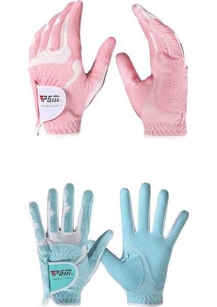 Kadın Golf Nefes Alabilir Sol Sağ El Pembe ve Mavi S