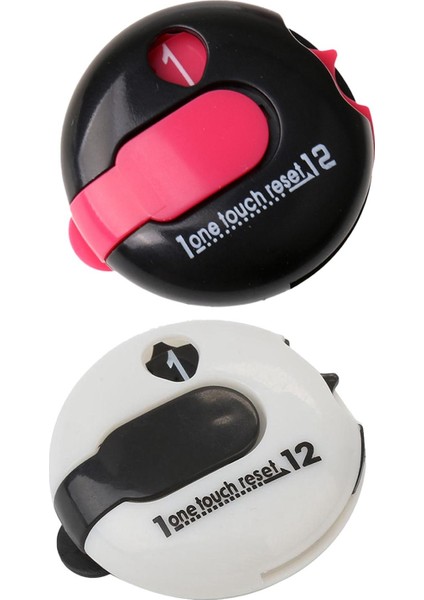 (2 Mini Golf Inme Sayacı Bir Touch-One Touch Sıfırlama Skoru Golf Tıkır