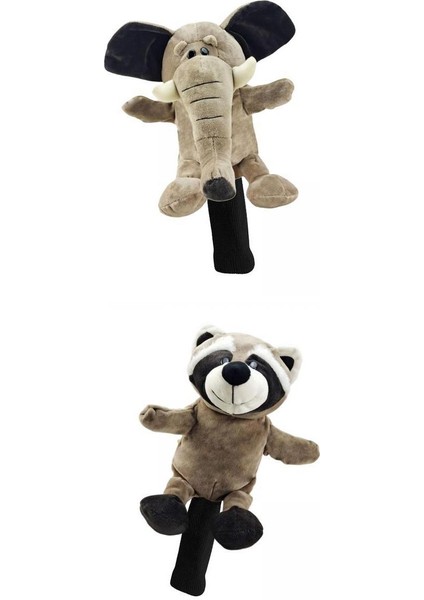 Gazechimp 2pcs Golf Club Headcover Ahşap Sürücü Kafa Kapağı Koruyucu Kol(Yurt Dışından)