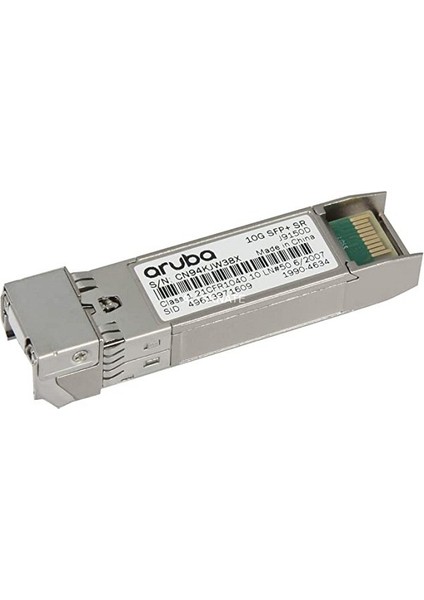 Hp Aruba J9150d 10g Sfp+ Lc Sr 300m Om3 Mmf Xcvr Transceiver