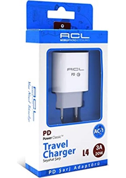 Pd L4 Travel Charger Şarj Adaptörü