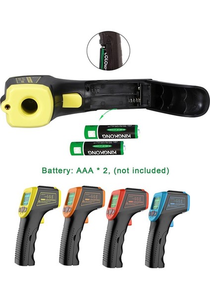 Demon Knight01 Kızılötesi Termometre Temassız Dijital Lazer Sıcaklık Ölçümü (Yurt Dışından) fiyatları