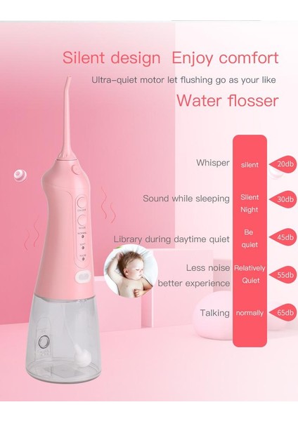 Home Pulse Oral Su Flosser Elektrikli Taşınabilir Ortodontik Scaler (Yurt Dışından)