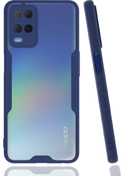 Oppo A54 Parfe Kapak Lacivert