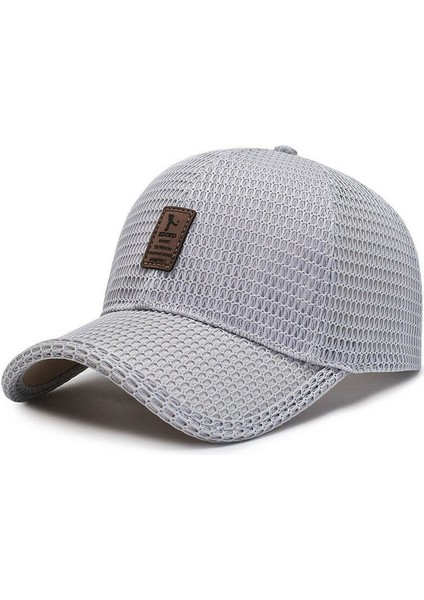 File Görünümlü Şapka - Açık Gri (Yurt Dışından)