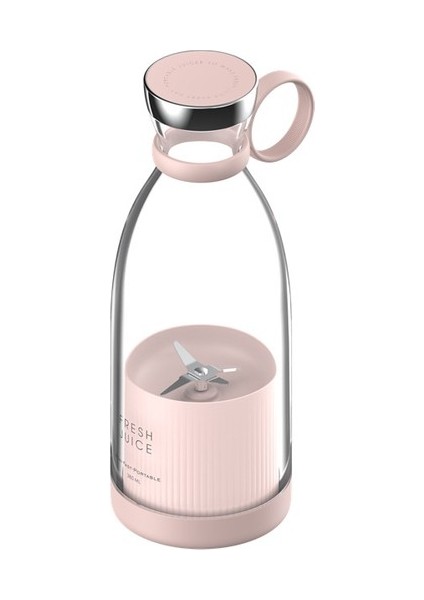 Elektrikli Smoothie Blender ile Tanışın - Pembe (Yurt Dışından)