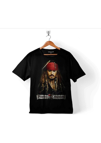Karayip Korsanları Captaın Jack Sparrow Çocuk T-Shirt