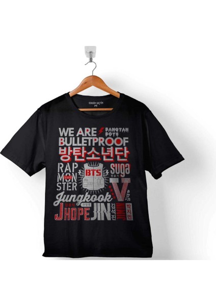 Bts Bangtan Boys Collage Camıseta Çocuk T-Shirt