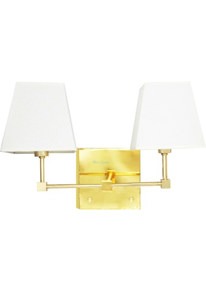 Ikili Gold Krem Şapkalı Aplik MOD-4471-APLG