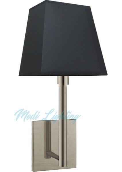 Eskitme Siyah Şapkalı Aplik MOD-AP-4480-1SE