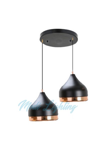 Ikili Bakır Damla Sarkıt Avize MOD-AV-4481-2SE
