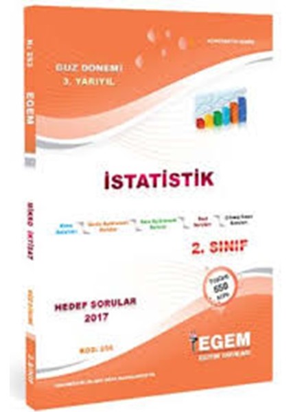 Egem Eğitim Yayınları 2. Sınıf 3. Yarıyıl İstatistik K. A Güz Dönemi