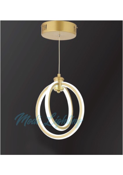 Içiçe Geçmeli Çember Eskitme LED Avize MD49