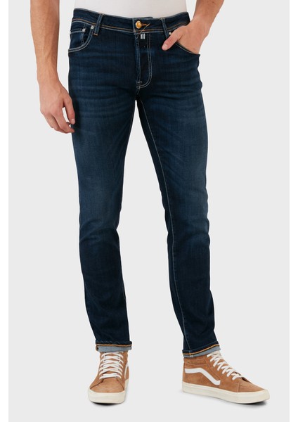 Pamuklu Normal Bel Slim Fit Jeans Erkek Kot Pantolon 629J018005