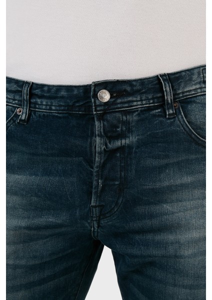 Pamuklu Yırtık Detaylı Normal Bel Slim Fit Jeans Erkek Kot Pantolon 629DSK004 indirimleri