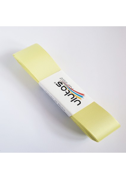 Grogren Kurdele 3 cm 10 Metre Açık Sarı