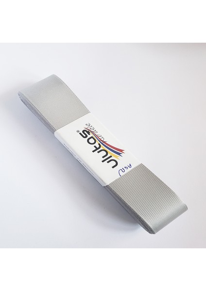 Grogren Kurdele 3 cm 10 Metre Açık Gri
