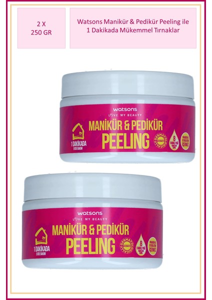 Hızlı Manikür & Pedikür Peeling 250 Gr*2