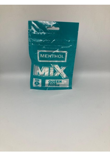 Mentollü Pamuklu Filtreli Ağızlık Sarma Için Zıvana Filtre 6.0mm 1 Paket