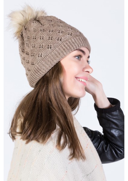 Simli Ponponlu Akrilik Bere - PS603 fiyatları