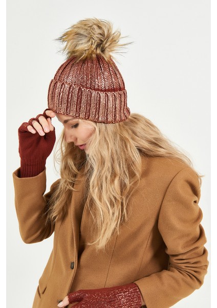 Simli Ponponlu Akrilik Bere - PS487 fiyatları