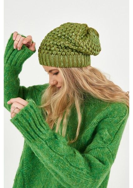 Simli Ponponsuz Akrilik Bere - PS352 modelleri