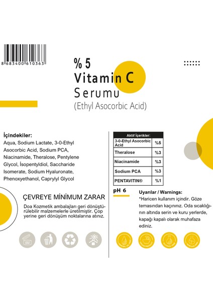 C Vitamini %5 Serum modelleri