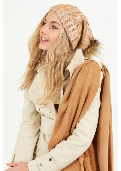 Simli Ponponlu Akrilik Bere - PS408 modelleri