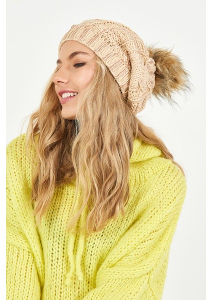 Simli Ponponlu Akrilik Bere - PS314 modelleri