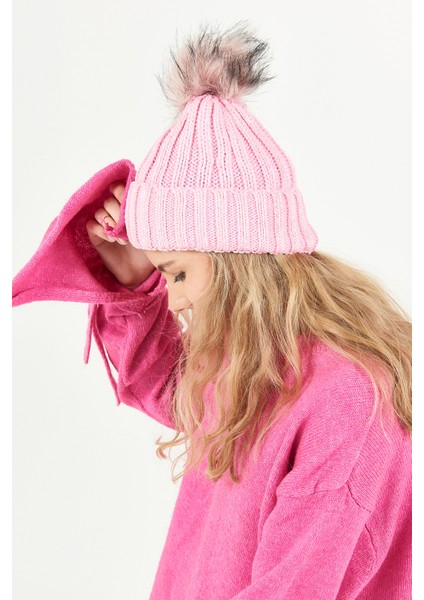 Simli Ponponlu Akrilik Bere - PS482 fiyatları