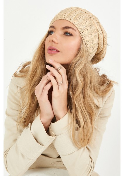 Simli Ponponlu Akrilik Bere - PS454 fiyatları