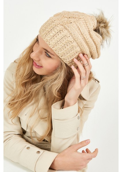 Simli Ponponlu Akrilik Bere - PS454 modelleri