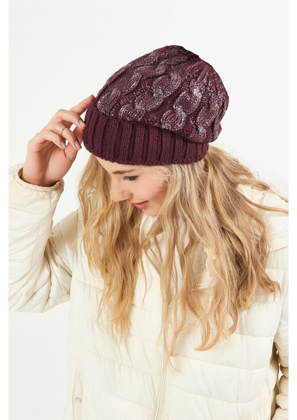 Simli Ponponsuz Akrilik Bere - PS425 modelleri