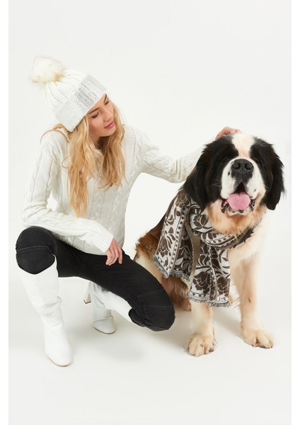 Simli Ponponlu Akrilik Polar Astarlı Bere - PS495 fiyatları