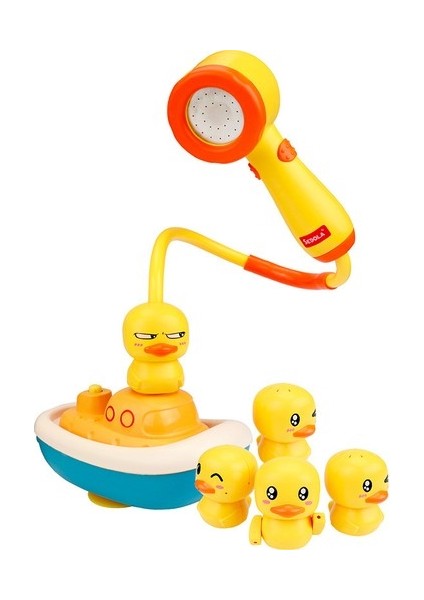 Çocuklar Için Ördek Figürlü Su Püskürtme Oyuncağı - Sarı(Yurt Dışından)