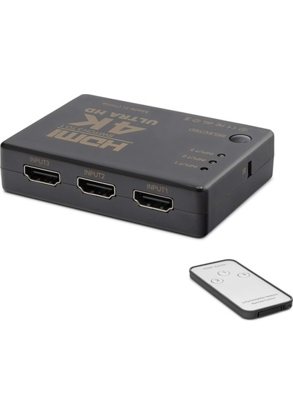 HDX1308(236) Swıtch HDMI 4K 3 In 1 Port