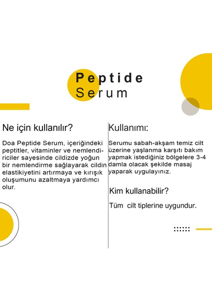 Peptide Serum fiyatları