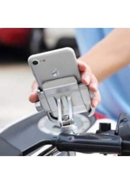 Evrensel Alüminyum Alaşım Motosiklet Telefon Tutucu Iphonex 8 7 6 S Destek Telefon Moto Tutucu Gps Bisiklet Gidon Tutucu Için | Telefon Tutucular ve duruş fırsatları