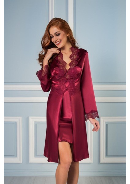 6'lı Midi Gecelik Sabahlık Set 6335